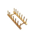 thumbnail image 5 of Bamboo Wooden Dish Rack, Plate Rack Stand Pot Lid Holder, Kitchen Organizer, 5 of 6