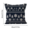 thumbnail image 3 of IROINID Housses de Coussin de Noël, Housses de Coussin de Noël Rouges 18x18, Chaussettes d'Arbre de Noël Imprimées Housse de Coussin Décoration de Canapé de Vacances de Noël Housse de Coussin de Salon Bordure de Coussin de Taille, 3 of 7