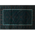 thumbnail image 1 of Ahgly Company Indoor Rectangle Persian Light Blue Traditional Area Rugs, 2' x 5', 1 of 4
