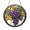 Stained Glass 5.9 Inch, variant on Grape Vineyard Glass Window Suncatcher, Rich Purple Fruit Home Decor Accent