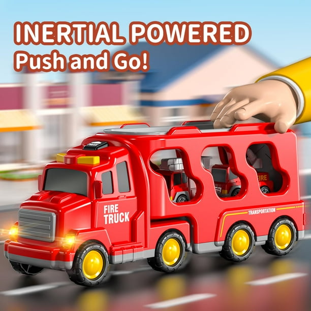 Fire truck toys for 3 year old discount