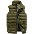 thumbnail image 3 of Chaleco de algodón grueso para jóvenes, chaqueta de hombro, de moda, de talla grande para hombres, 3 of 4