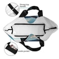 thumbnail image 4 of Disketp Dancing Whale Bolsa Tote Estampada para Mujer, Bolso de Hombro y de Mano para Compras y Viajes, 4 of 8