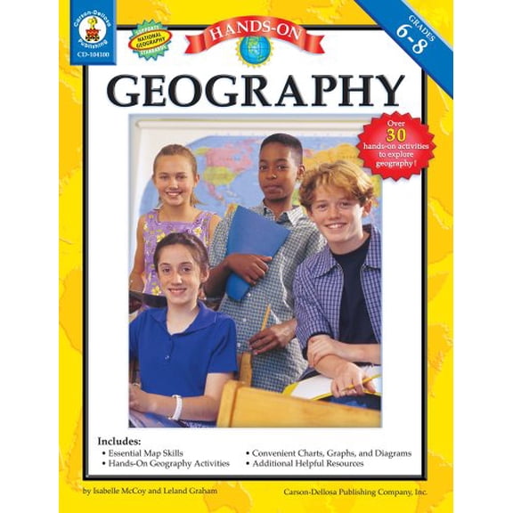 Pre-Owned Hands-On Geography, Grades 6 - 8 Paperback