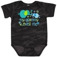 thumbnail image 3 of Inktastic My Grammy Loves Me Cute Elephants Boys or Girls Baby Bodysuit, 3 of 5