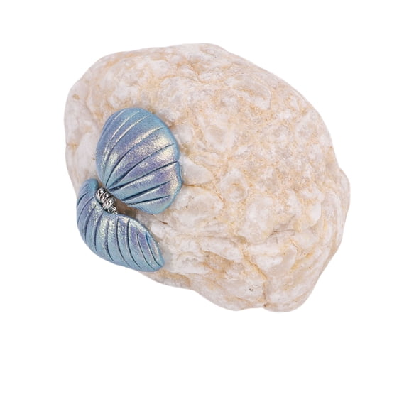 Elegant White Agate Crystal Cluster Ring Storage Box and Specimen Case for Engagement Proposal Ceremony 12.0 x 7.0 x 6.0 in / 30.5 x 17.8 x 15.2 cm