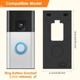 thumbnail image 5 of No Drilling Adhesive Video Ring Doorbell Mount for Ring Battery Doorbell (NEW Release), No Drilling Camera Door Mounting Holder Bracket Accessories, ring camera mount for Apartments Office Houses, 5 of 5