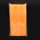 thumbnail image 1 of Nvzi Pajitas desechables de plástico flexibles y flexibles para bebidas de jugo (100 unidades), color naranja, 1 of 5