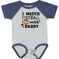 thumbnail image 3 of Inktastic I Watch Football with My Daddy Boys or Girls Baby Bodysuit, 3 of 5