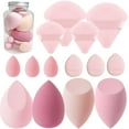 thumbnail image 1 of Juego de esponjas de maquillaje Esponjas mezcladoras 14 piezas para crema líquida y polvo Esponjas de maquillaje sin látex Esponjas multicolores para aplicación de maquillaje con caja de almacenamient, 1 of 5
