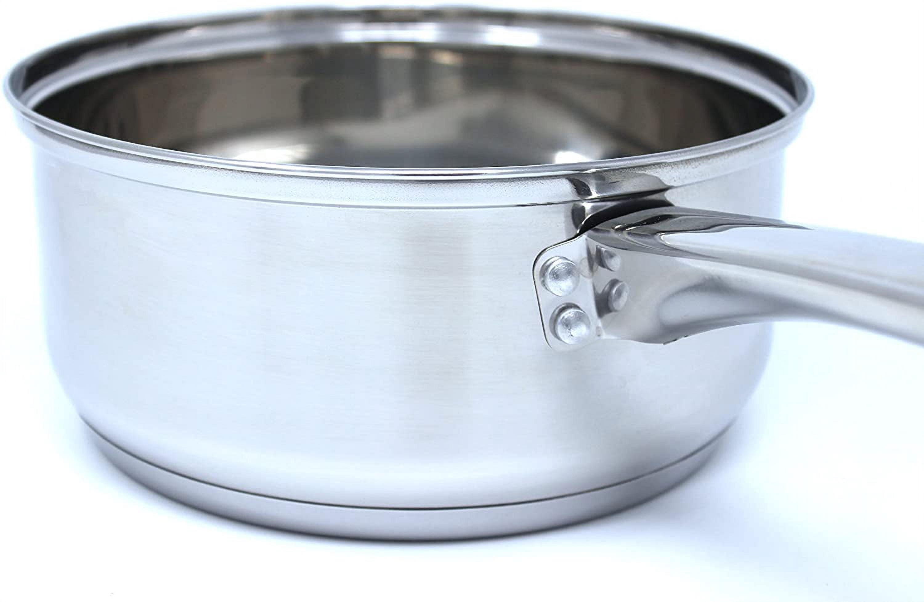 Concord Cookware Sas1700S 7-Piece Stainless Steel Cookware Set, includes Pots and Pans
