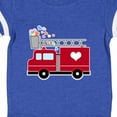 thumbnail image 4 of Inktastic Easter Red Firetruck with Pink Hearts Boys or Girls Baby Bodysuit, 4 of 5