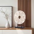 thumbnail image 5 of Minimalist Round Statue Above Cabinet Decor Kitchen, Modern Decorative Sculpture Home Decorations for Living Room Coffee Table, Office Decor Items, Center Pieces Decoration (White), 5 of 15