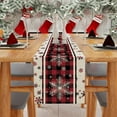 thumbnail image 2 of Christmas Tablecloth, Red Christmas Table Runner, Waterproof Snowflake Table Cover for Coffee Table, Long 180x30cm, Durable Polyester, Dustproof, Heat Insulation, Holiday Decoration, 2 of 6