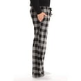 thumbnail image 3 of YOUYEDIAN Mens Casual Pants Loose Sport Plaid Pajama Pants Trousers Dark Gray XL, 3 of 4