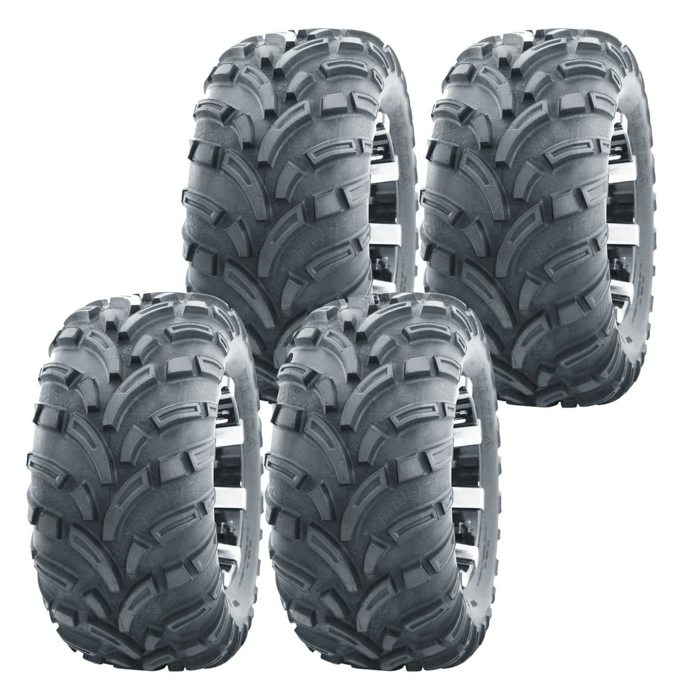 Set of 4 WANDA ATV UTV tires 25x812 25X8X12 Front & Rear 6PR P373