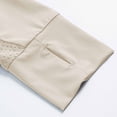 thumbnail image 7 of Zivyakyron Long Sleeve Windbreaker Jackets for Men Rain Quick Dry Zip up Lightweight Loose Hooded Jackets Plain Outdoor Khaki L, 7 of 7