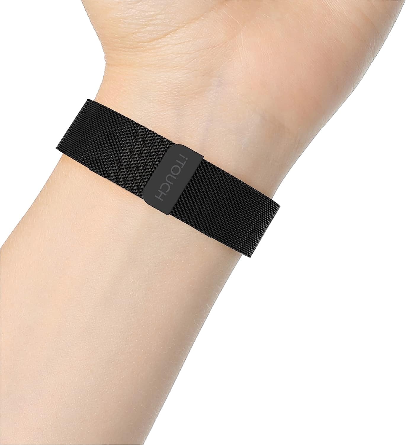 iTouch Air 3 40mm/Sport 3 Unisex Extra Interchangeable Metal Strap: Black Mesh