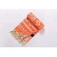 thumbnail image 5 of Aztec Rug 100% Turkish Cotton Soft Beach Towels - Orange, 5 of 8