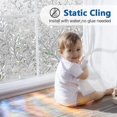 thumbnail image 4 of 3d Rainbow Film Stained Glass Vinyl Static Non Adhesive Film Opaque Privacy Protective -45x100cm, 4 of 5