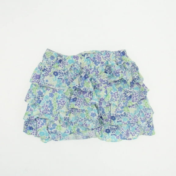 Pre-owned: Hartstrings Girls Blue | Floral Skirt size: 2T (Excellent)