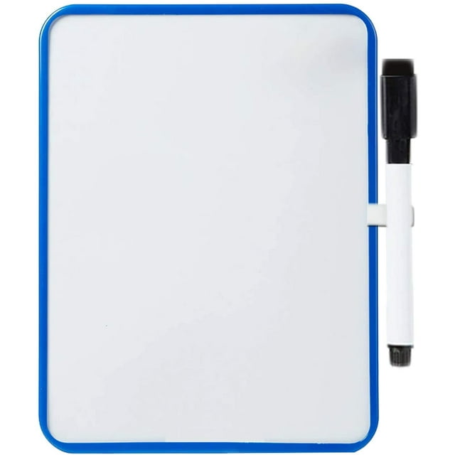 Daisy Easy to Write on and Wipe off Blue Framed Dry Erase Whiteboard