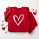 thumbnail image 4 of Blusas y camisas de manga larga con cuello redondo Estampado para niños Estampado de manga larga Casual Suelto Forro polar para mayor calidez Sudadera con capucha de manga larga con cuello redondo par, 4 of 5