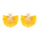 thumbnail image 5 of Pendientes en forma de corazón para mujeres de estilo retro, pendientes geométricos de borlas únicas en forma de abanico simple, pendientes de doble cabeza, joyas para parejas regalos de San Valentín, 5 of 5