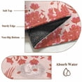 thumbnail image 6 of Red Crane Silhouette Round Area Rug 5Ft Washable Circle Rugs for Living Room Bedroom, Modern Abstract Flowers Botanical Non-Slip Carpet Floor Mats Indoor Outdoor Carpet Runner Aesthetic Home Decor, 6 of 8
