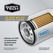 SuperTech ST4967 10K mile Spin-on Oil Filter, for Daihatsu, Lexus and Toyota Fits select: 2019-2023 TOYOTA RAV4, 2018-2023 TOYOTA CAMRY