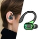 thumbnail image 2 of Auriculares con gancho para la oreja Bluetooth 5.2, control de voz y llamadas, inalámbricos. Verde negro, 2 of 9
