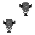 thumbnail image 2 of Langgg Qi Wireless Automatic Clamping Fast Charging Car Charger Mount Holder Stand New black 2Set, 2 of 6
