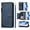 Blue, variant on Phone Case for BLU View 5 Pro, Shockproof PU Leather Wallet Case with 7 Card Slots Stand Magnetic Flip Zipper Pocket Cover for BLU View 5 Pro, Red