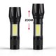 thumbnail image 4 of Linterna LED XPE+COB USB Recargable IPX4 3 Modos Antorcha Emergencia, 4 of 9