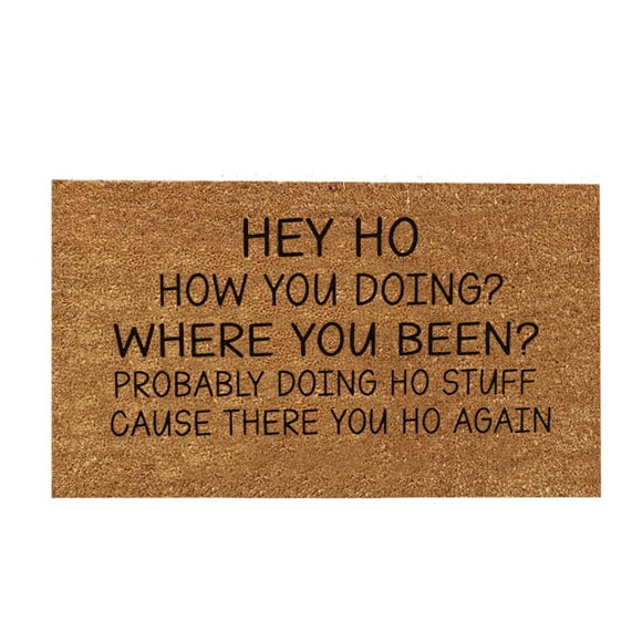 Carpet,Polyester Carpet,Polyester Fiber Funny Doormat 1Pc,English Funny Mat 1Pc B