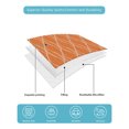 thumbnail image 5 of Orange Stripes Twin XL Size Down Alternative Comforter, Lightweight Comforter Quilt Bedding Set with Pillow Shams Simple Geometric Modern Monochrome All Seasons Bed Comforter Duvet Insert 68"x98", 5 of 7