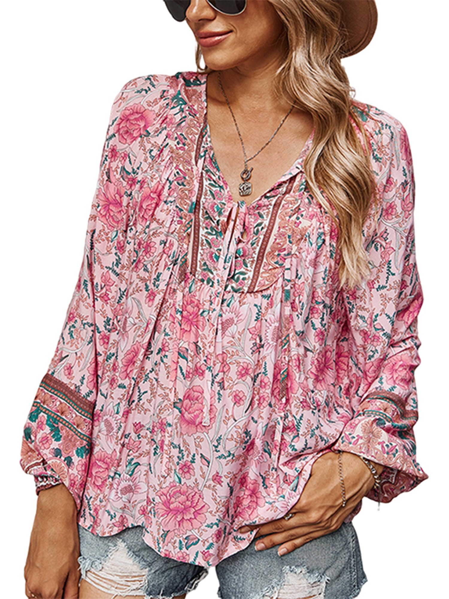 Floral Print Shirts for Womens Casual ...