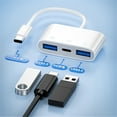 thumbnail image 6 of USB Hubs USB C Hubs USB TypeC to Multi USB 2.0 Adapters for Laptops USBC Splitters, 6 of 8