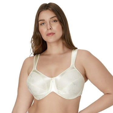Bali Satin Tracings Underwire Minimizer Bra Comfort-U Straps Women's DF3562