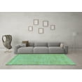 thumbnail image 3 of Ahgly Company Indoor Rectangle Abstract Light Blue Contemporary Area Rugs, 8' x 10', 3 of 4
