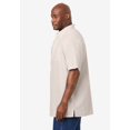 thumbnail image 2 of KingSize Men's Big & Tall Short-Sleeve Linen Shirt, 2 of 6