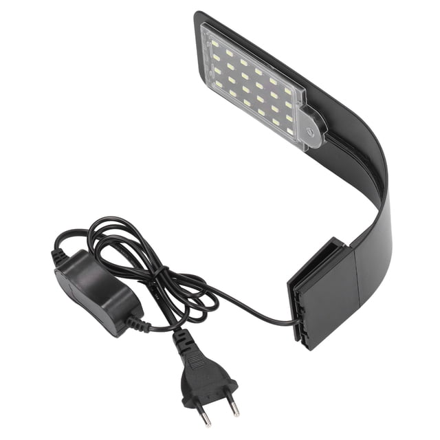 Clip de Acuario en la Lámpara, Control de interruptor de LED de Botón de Energía Conservación de Energía Clip de Luz del Acuario para Acuario