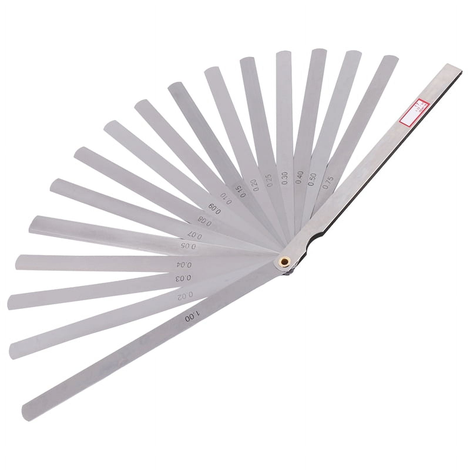 Mitutoyo Screw Pitch Gage,0.4mm to 7mm,18 Leaves 188-121 - Walmart.com