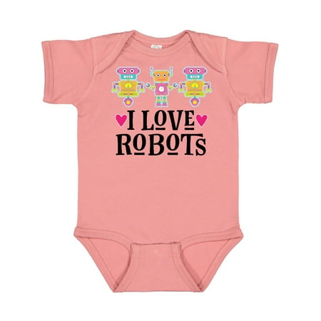 

Inktastic I Love Robots Cute Robotics Gift Baby Girl Bodysuit