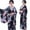 Black, variant on Red Japanese Kimono,Red Kimono Japanese,Womens Dresses,Women's Print Kimono Robe Traditional Japanese Dress Photography