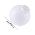 thumbnail image 2 of Acrylic Globe Lamp Shade Replacement - Modern Ball Light Cover Lighting Accessories - Home Lighting Decor for Bedroom Hallway Living Room (Size 9.84 Inches), 2 of 3