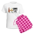 thumbnail image 5 of CafePress - SCWT Wheaten Terrier Fish Women's Light Pajamas - Women's Short Sleeve Print T-Shirt and Pants Light Cotton Pajama Set, 5 of 7