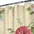 thumbnail image 4 of Waterproof Pioneer Shower Curtain 84x72 Inch Polyester Unique Colorful Floral Shower Curtain for Bathroom Hotel Home Decor with 12 Plastic Hooks, 4 of 5