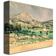thumbnail image 2 of Trademark Fine Art "Montagne Sainte-Victoire, 1882-85" Canvas Wall Art by Paul Cezanne, 2 of 2