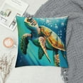 thumbnail image 2 of COMIO  Ocean Theme Sea Creature Beach Turtle Decorative Throw Pillow Case Cover, 2 of 5